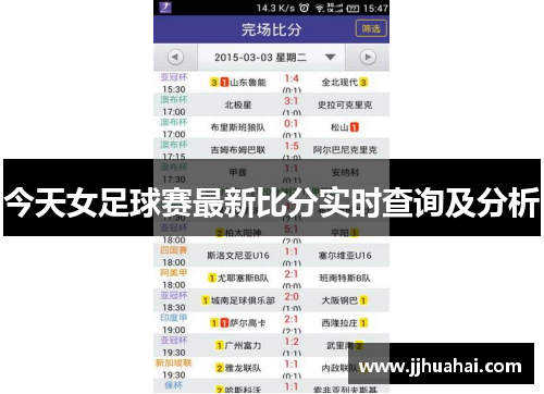 今天女足球赛最新比分实时查询及分析